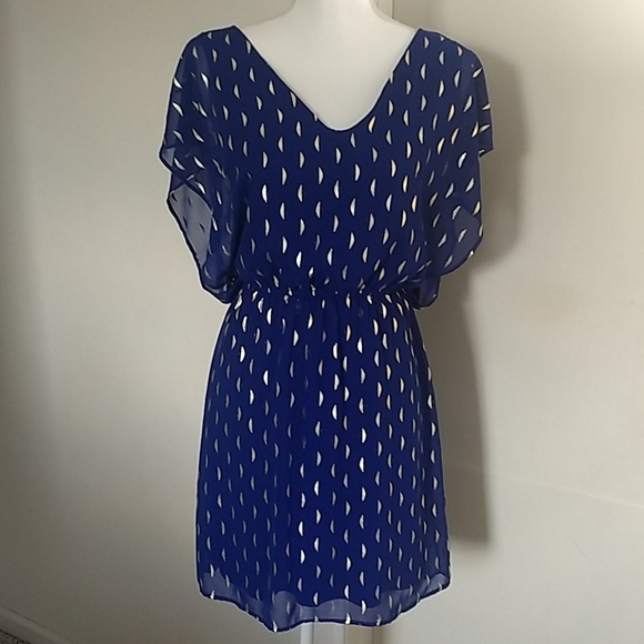 buttons Dresses & Skirts - Buttons Royal Blue Dress